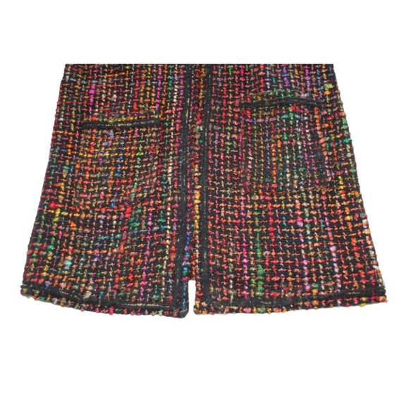 Multicolor Tweed Women's Coat - Picture 5 of 15